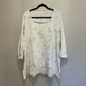 Pure Jill square neck tunic top